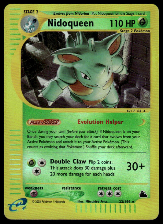 Skyridge #022/144 Nidoqueen (22) Rev. Holo