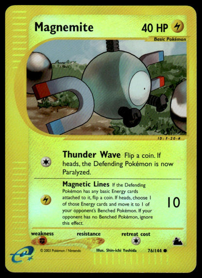 Skyridge #076/144 Magnemite Rev. Holo