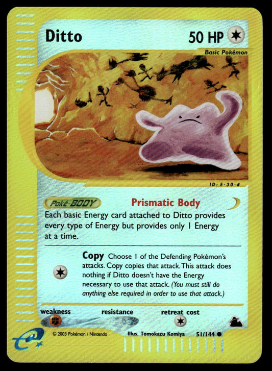 Skyridge #051/144 Ditto Rev. Holo