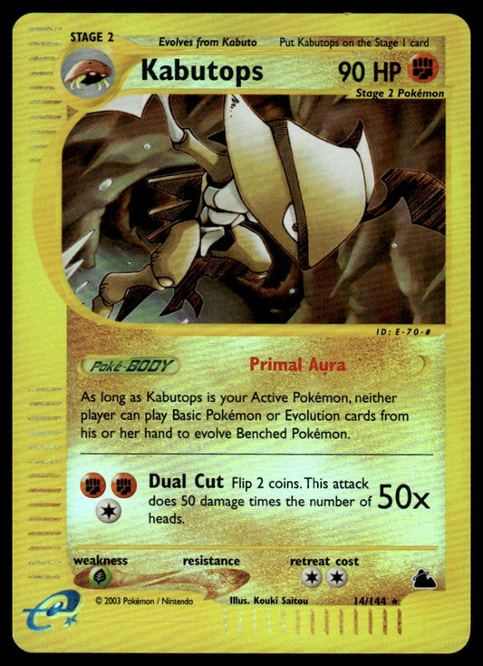 Skyridge #014/144 Kabutops (14) Rev. Holo