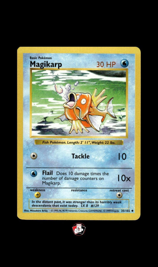 Base Set (Shadowless) #035/102 Magikarp