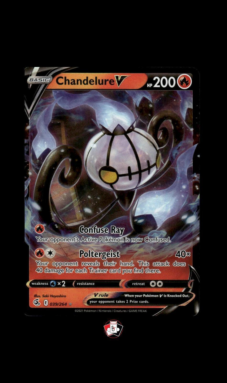 SWSH08: Fusion Strike #039/264 Chandelure V