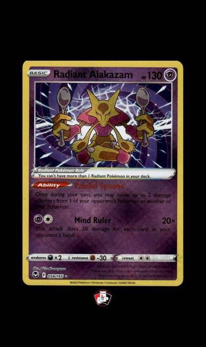 SWSH12: Silver Tempest #059/195 Radiant Alakazam