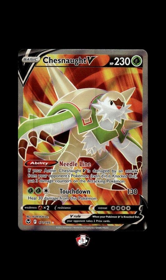 SWSH12: Silver Tempest #171/195 Chesnaught V (Full Art)