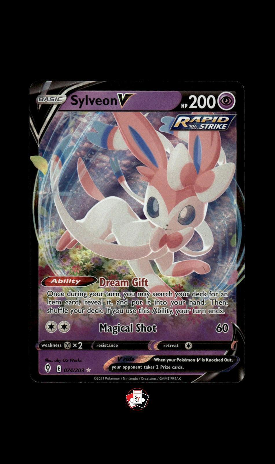 SWSH07: Evolving Skies #074/203 Sylveon V