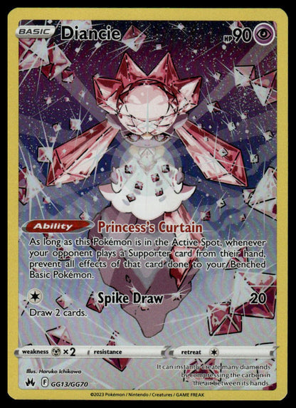 Crown Zenith: Galarian Gallery #GG13/GG70 Diancie