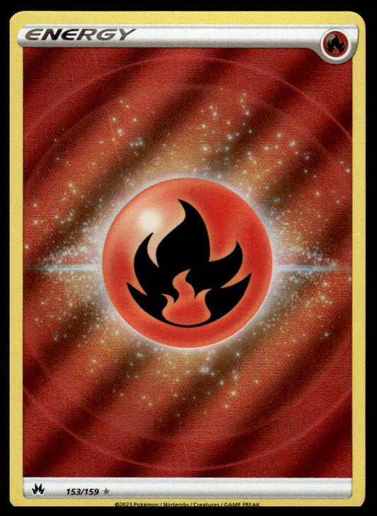 Crown Zenith #153/159 Fire Energy (Texture Full Art)