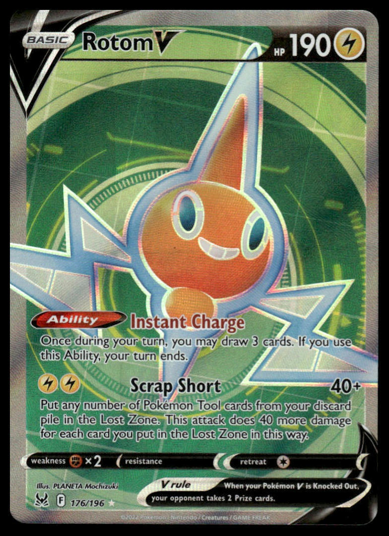 SWSH11: Lost Origin #176/196 Rotom V (Full Art)