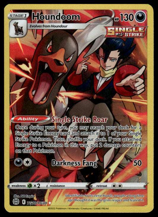 SWSH09: Brilliant Stars Trainer Gallery #TG10/TG30 Houndoom