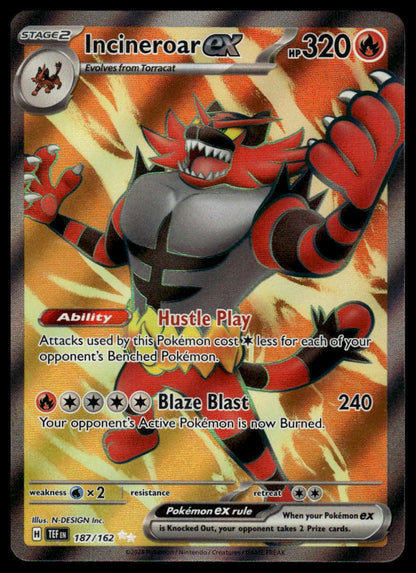 SV05: Temporal Forces #187/162 Incineroar ex