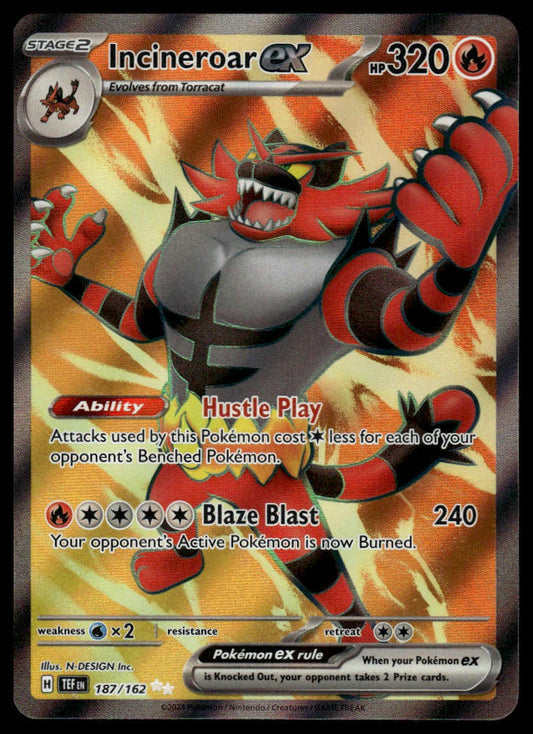 SV05: Temporal Forces #187/162 Incineroar ex