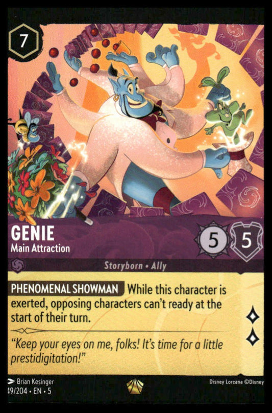 Shimmering Skies #49/204 - Genie - Main Attraction