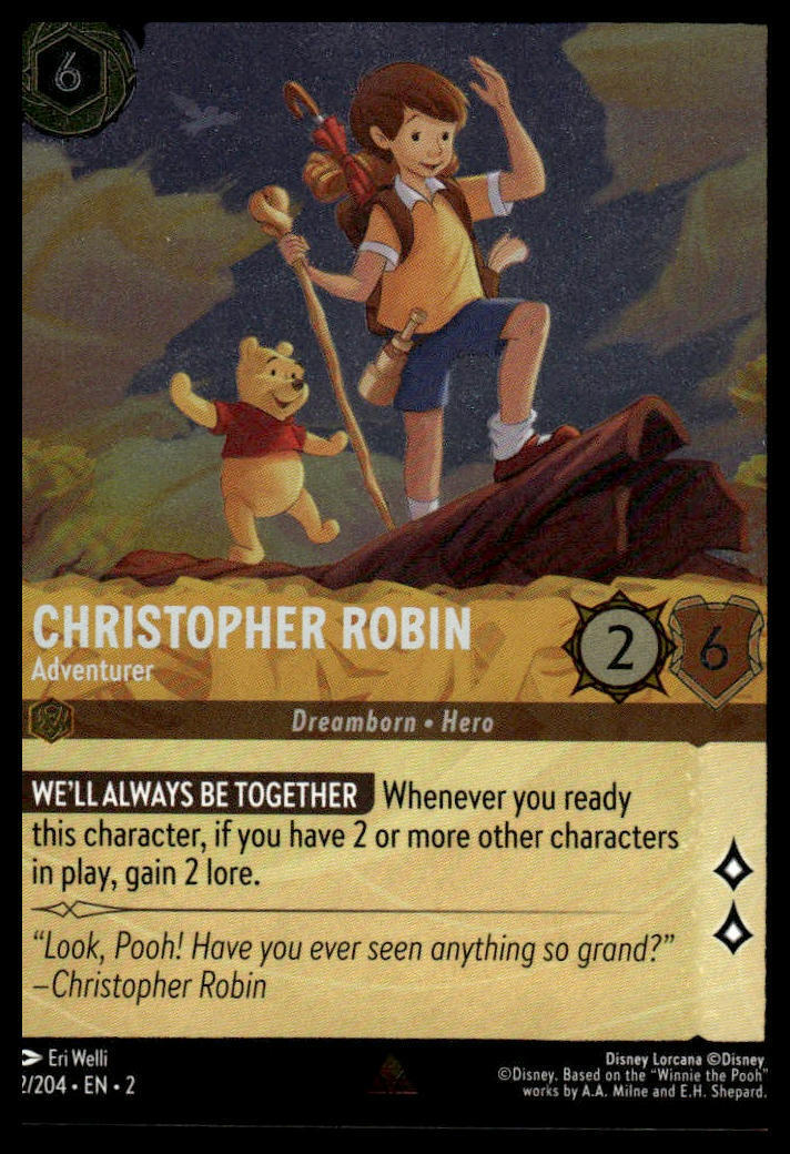 Rise of the Floodborn #2/204 Christopher Robin - Adventurer Cold Foil