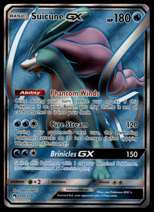 SM - Lost Thunder #200/214 Suicune GX (Full Art)