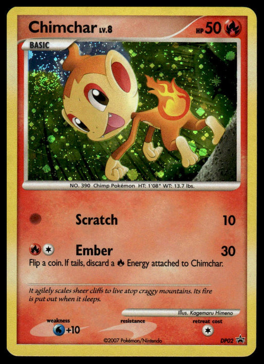 Diamond and Pearl Promos #DP02 Chimchar