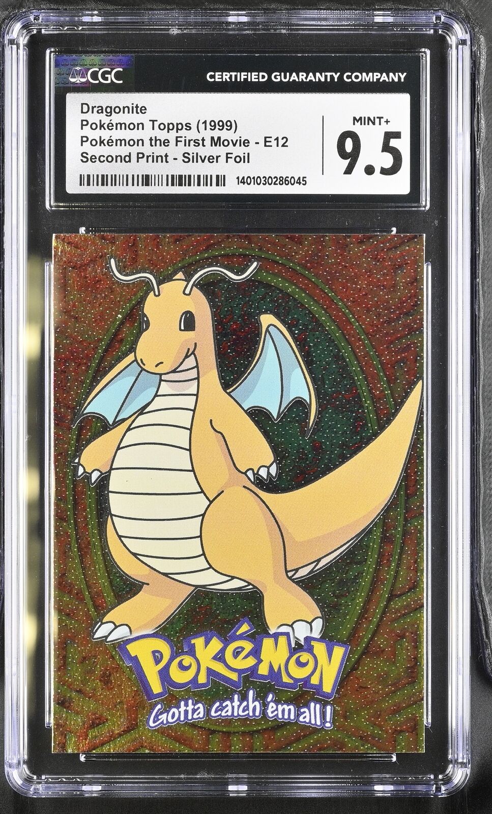 1999 Pok�mon the First Movie #E12 No.149 Dragonite CGC 9.5