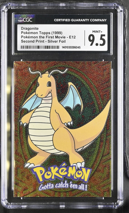 1999 Pok�mon the First Movie #E12 No.149 Dragonite CGC 9.5