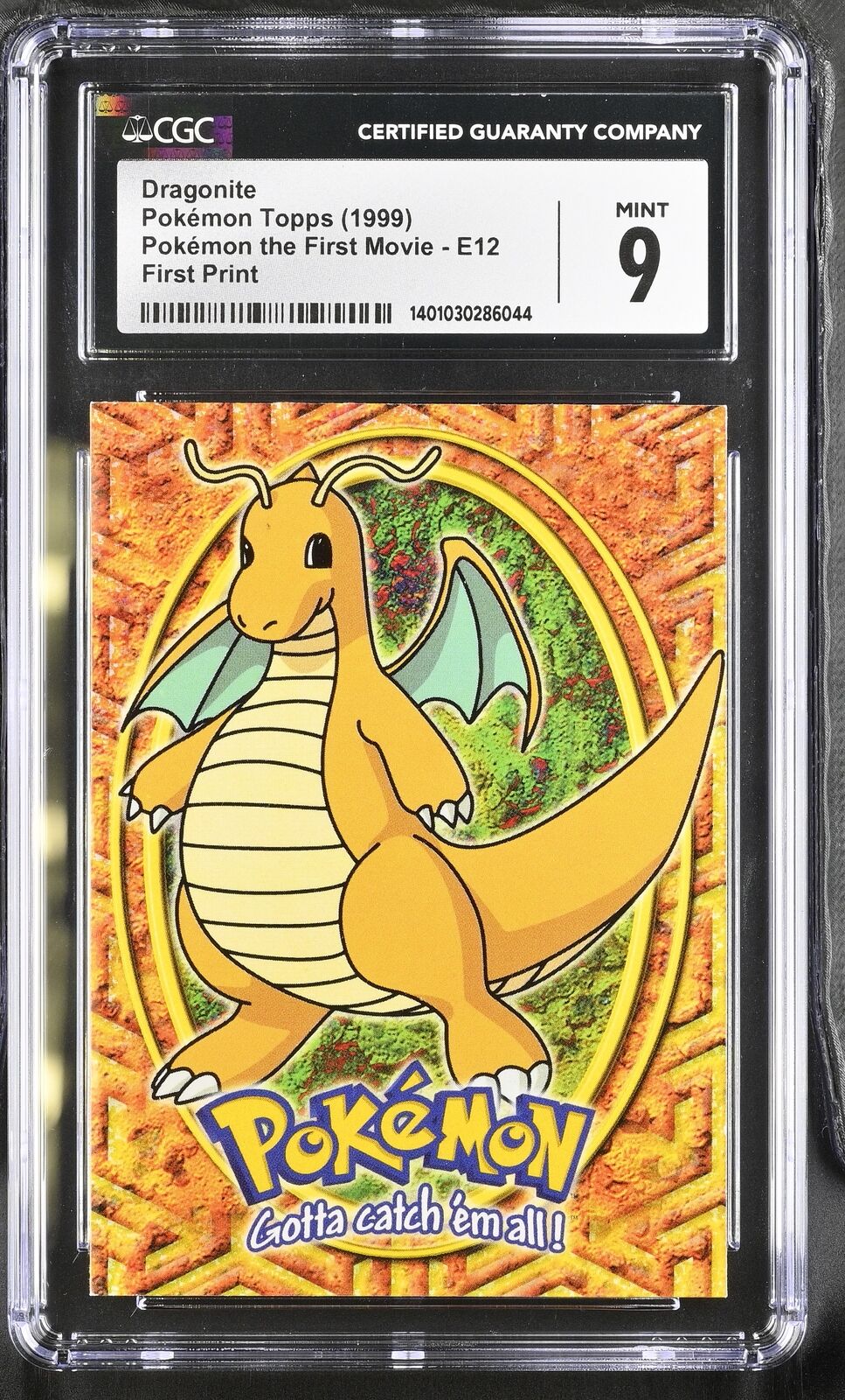 1999 Pok�mon the First Movie #E12 No.149 Dragonite CGC 9