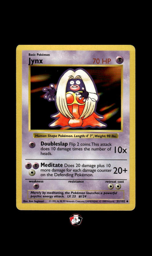 Base Set (Shadowless) #031/102 Jynx