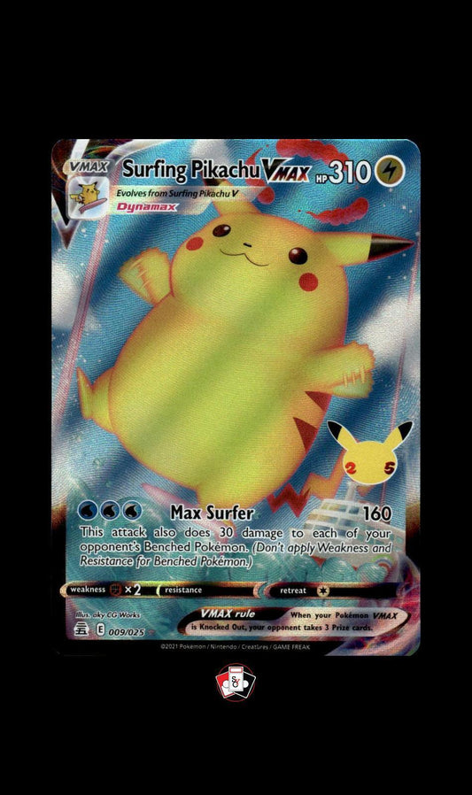 Celebrations #009/025 Surfing Pikachu VMAX