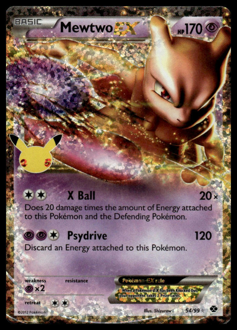 Celebrations: Classic Collection #54/99 Mewtwo EX