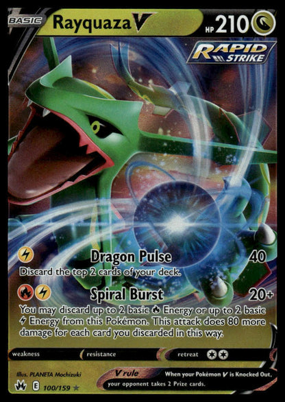 Crown Zenith #100/159 Rayquaza V