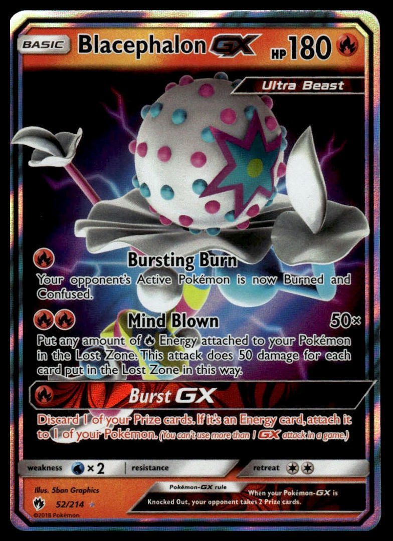 SM - Lost Thunder #52/214 Blacephalon GX