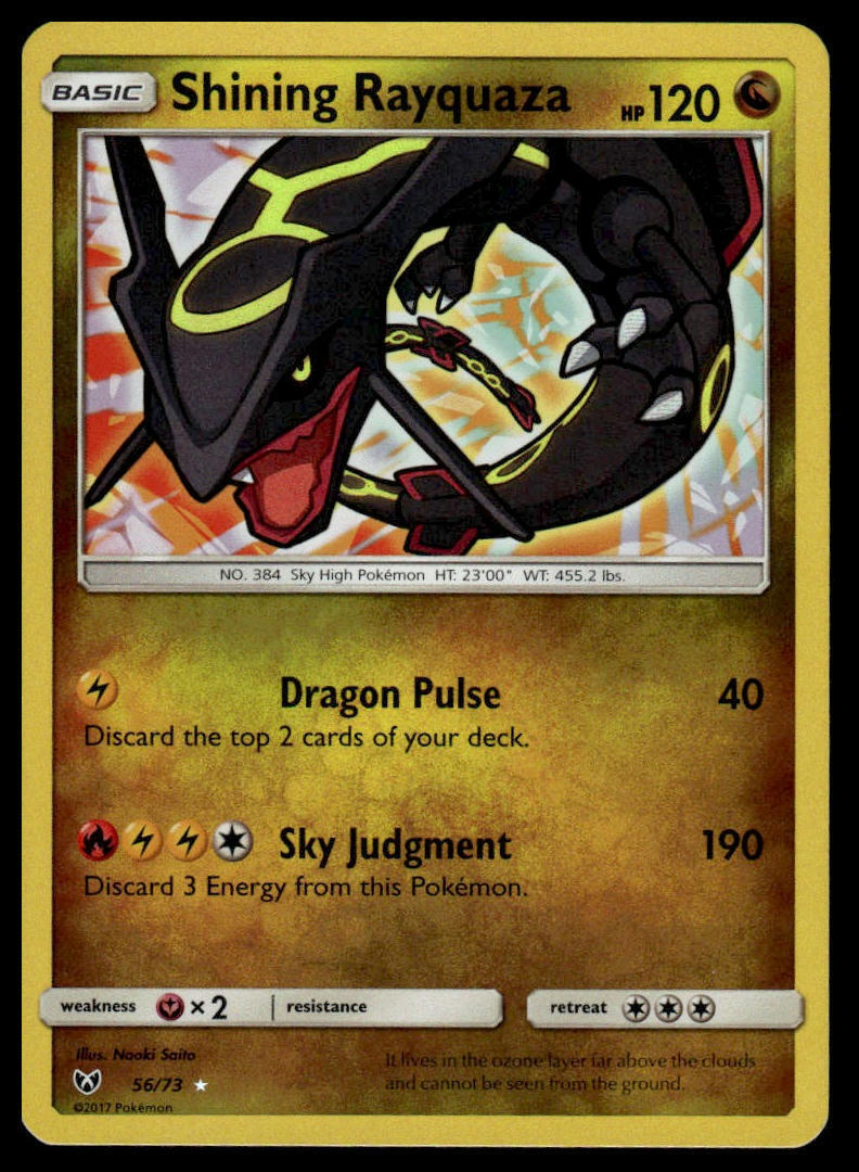 Shining Legends #56/73 Shining Rayquaza