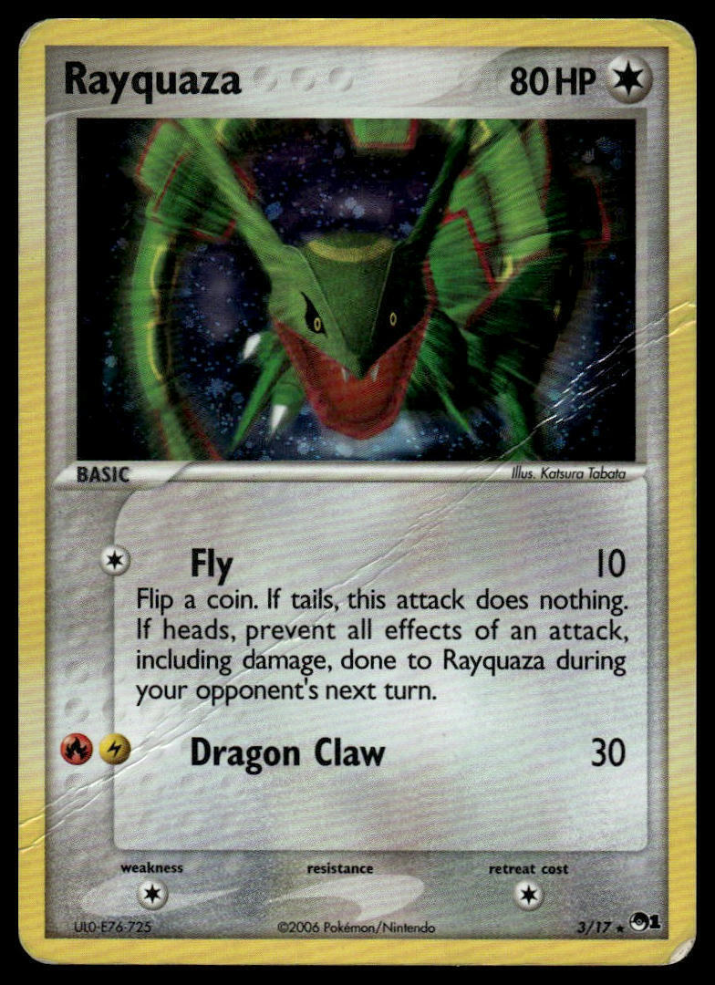 POP Series 1 #003/017 Rayquaza DMG