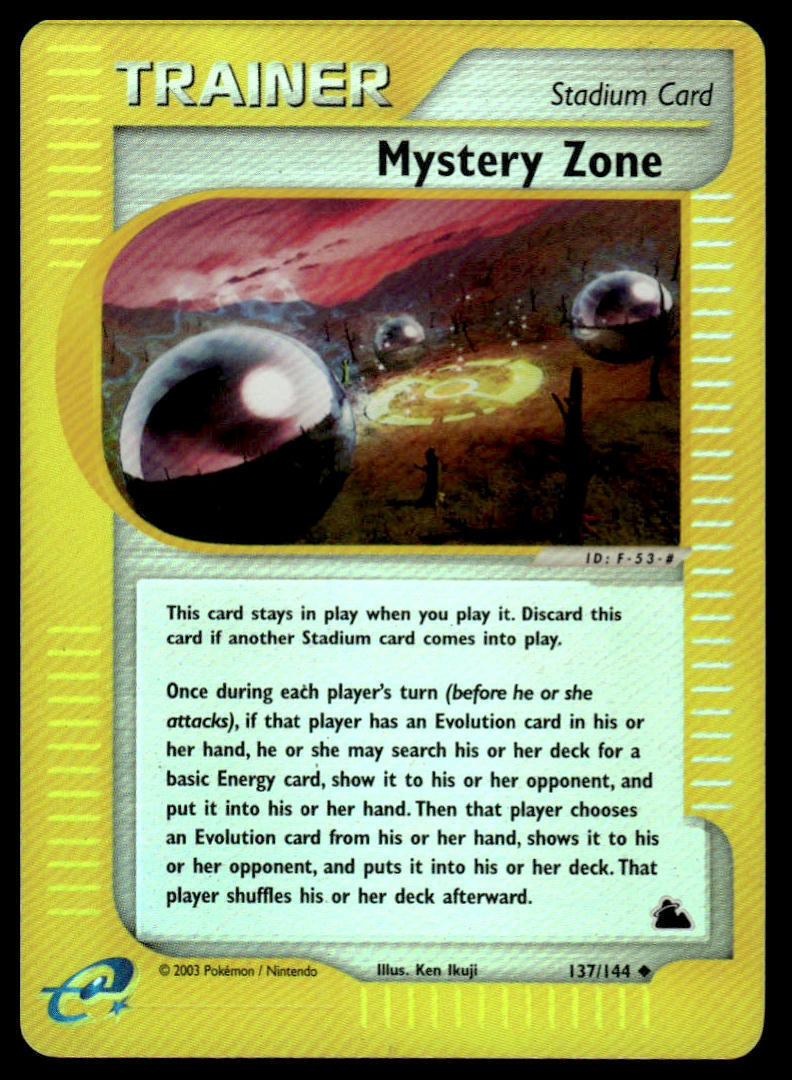 Skyridge #137/144 Mystery Zone Rev. Holo