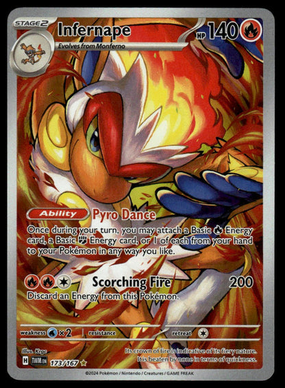 SV06: Twilight Masquerade #173/167 Infernape